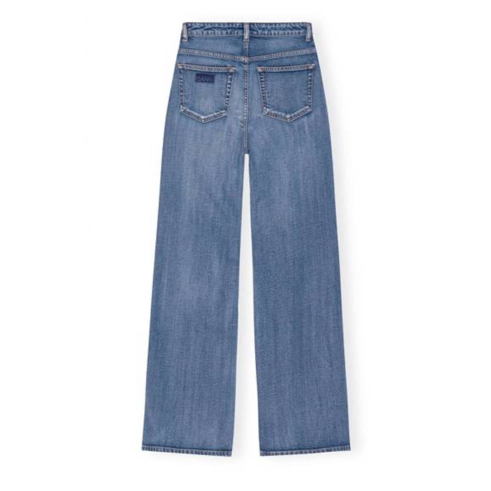 GANNI stretch andi jeans in mid blue vintage - Picture 3 of 10